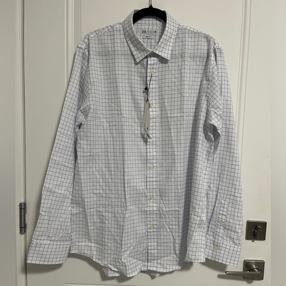 Zara Other - NWT - Zara Men’s Easy Iron Plaid Shirt - Size XL